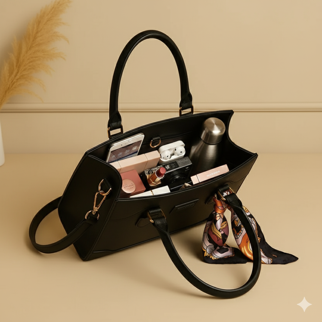 Classic Structured Tote HandBag For Women – Premium Office & Casual Handbag